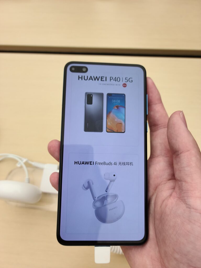 Huawei P40 en main